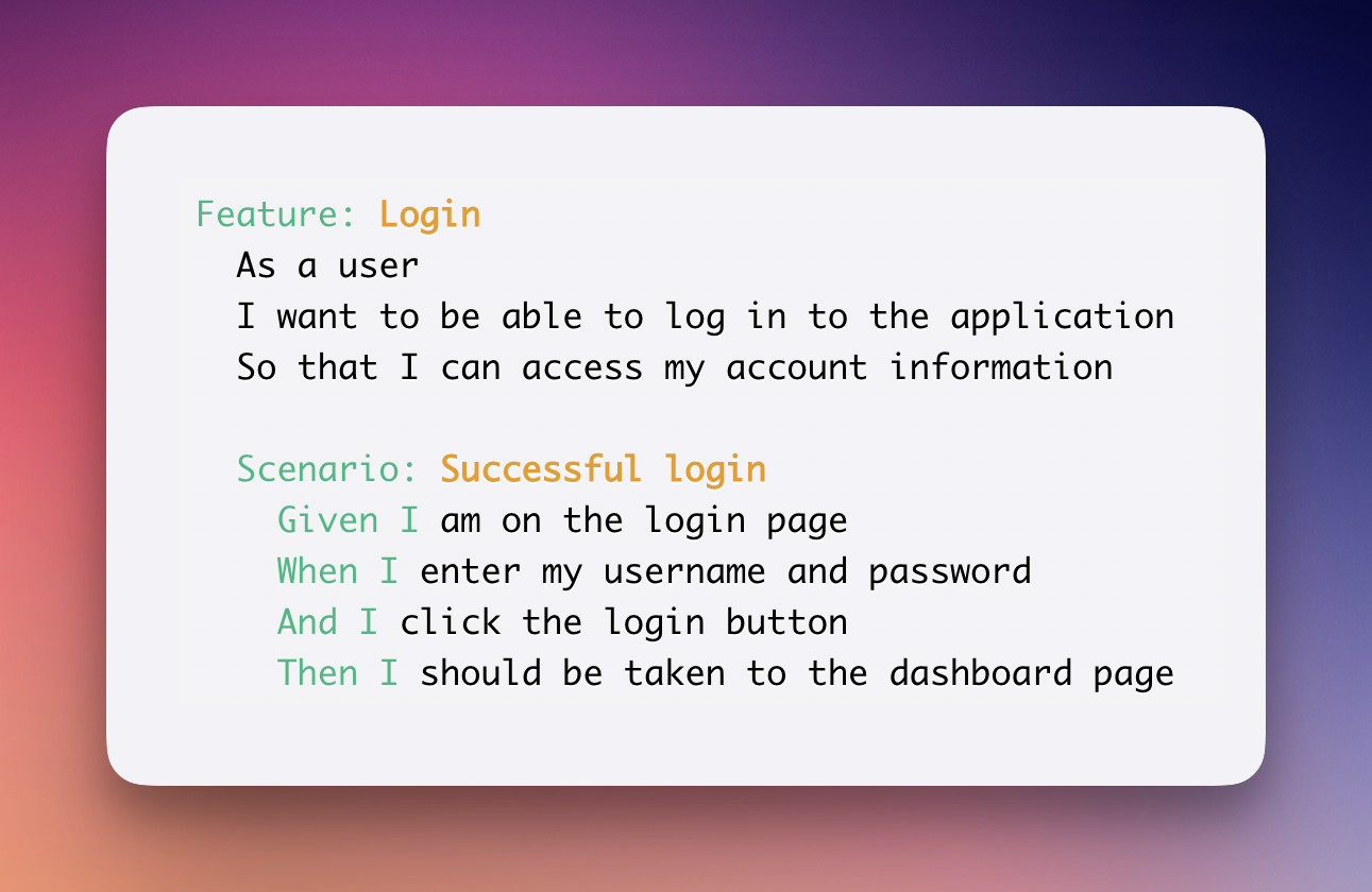 gherkin best practices 1