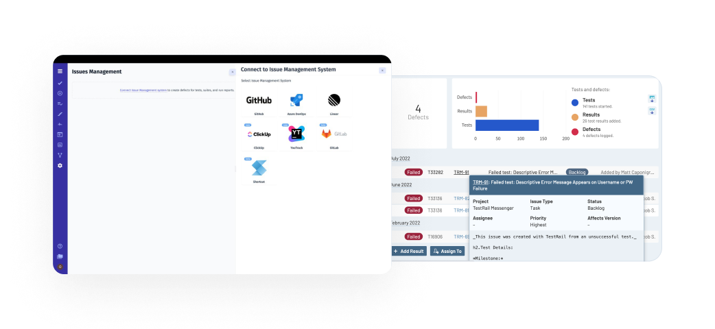 Issue Tracking integrations
