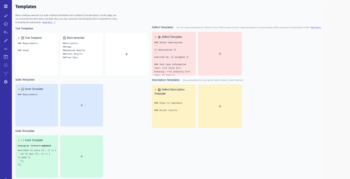 Test Case Template in TMS